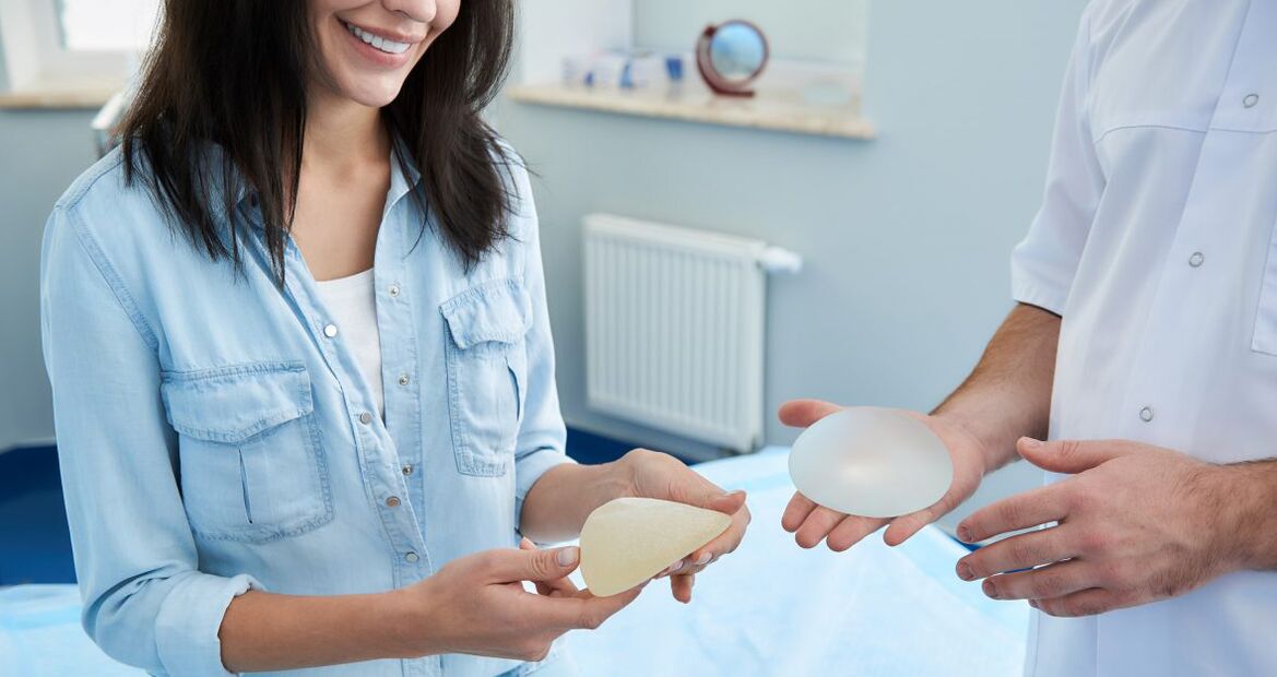 Implant selection before breast augmentation mammoplasty