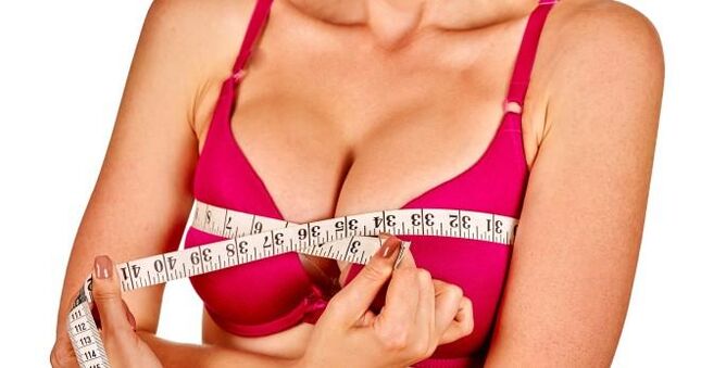 Enlarged breasts after the poultice