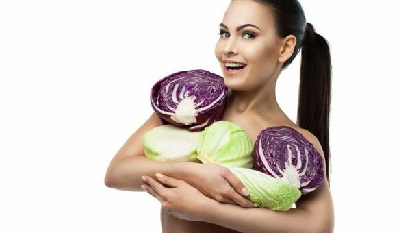 cabbage for breast enlargement